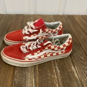 Vintage Vans Red Checkered Men’s Shoes